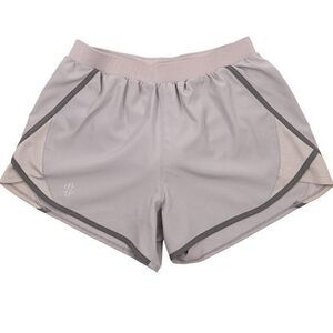 NWT Simply Southern Women’s Athletic Shorts Dark Gray Piping Grey Size Large‎